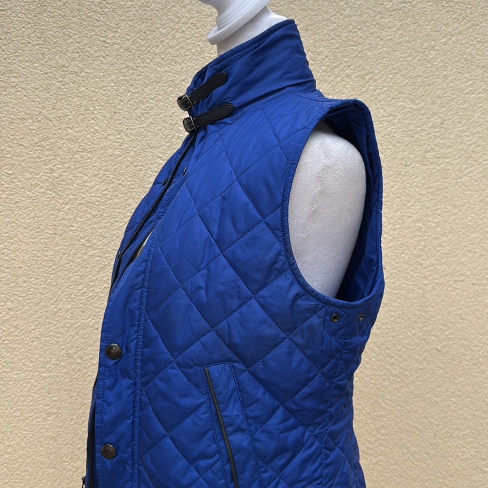 Ralph Lauren blue quilted puffer vest - Picture 2 of 10